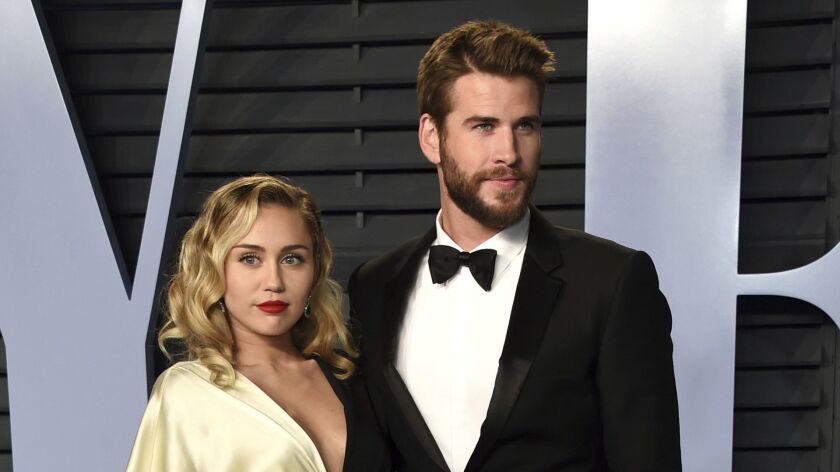 Miley cyrus and liam hemsworth