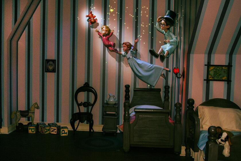 PETER PAN'S FLIGHT PIXIE DUSTED WITH 'NEW MAGIC' (ANAHEIM, Calif.) - Featuring a variety of special effects and a reimagined nursery scene, the classic attraction continues to delight guests on a flight to Never Land. (Paul Hiffmeyer/Disneyland Resort)