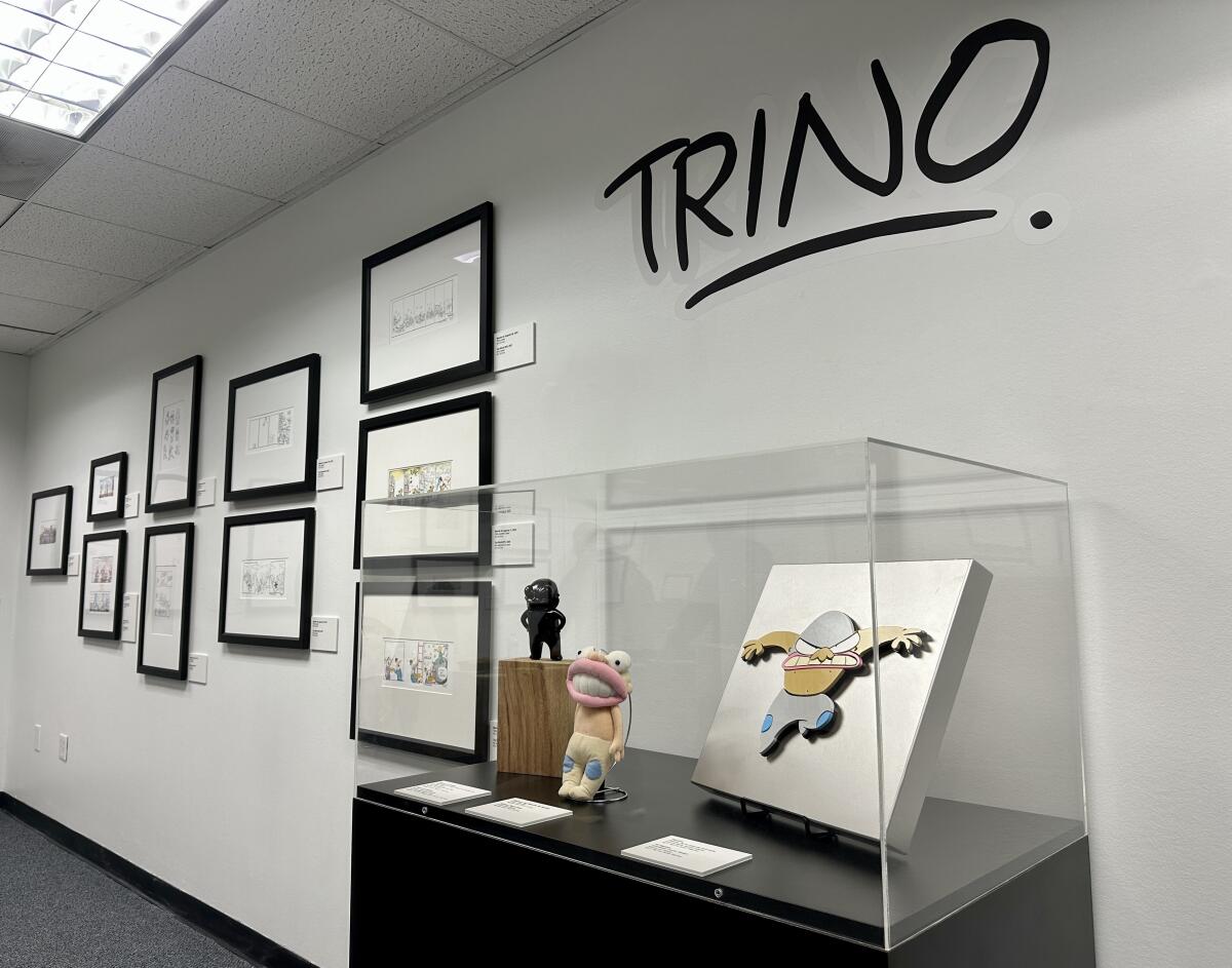 Exhibición Trino's World que estará en el Comic-Con Museum hasta julio.