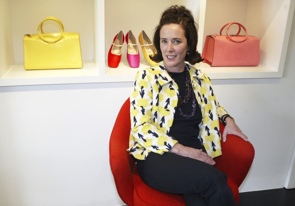 El estudio se dio a conocer un día después de que la diseñadora de moda Kate Spade se suicidara en Nueva York.