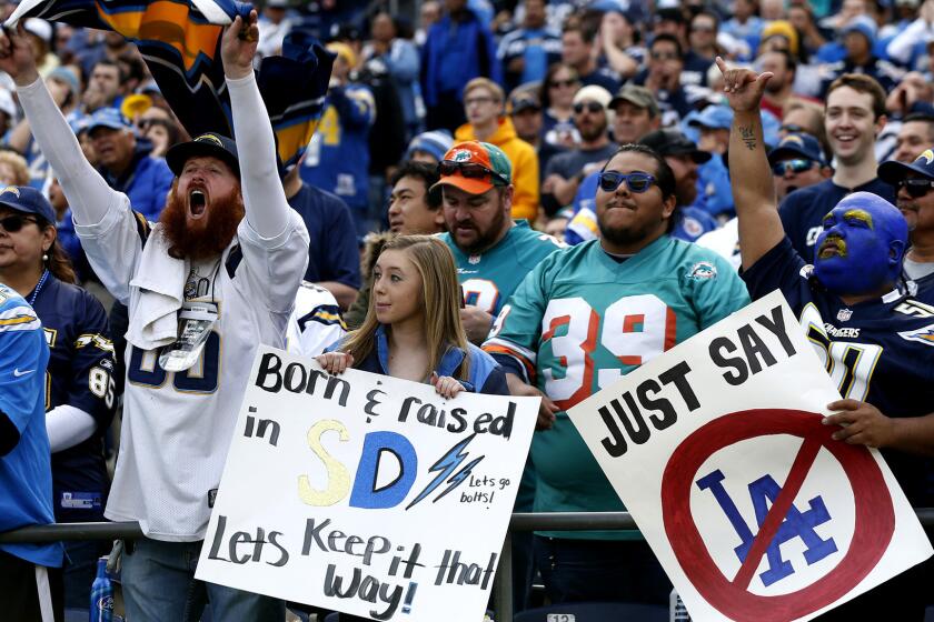 Chargers fans still have hope that the team will stay in San Diego after the NFL voted to have the Rams relocated to Inglewood.