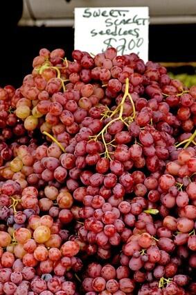 Sweet Scarlet grapes
