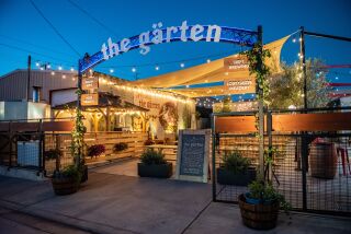 The Gärten, an outdoor beer garden and pizzeria, opens Saturday in Bay Park.