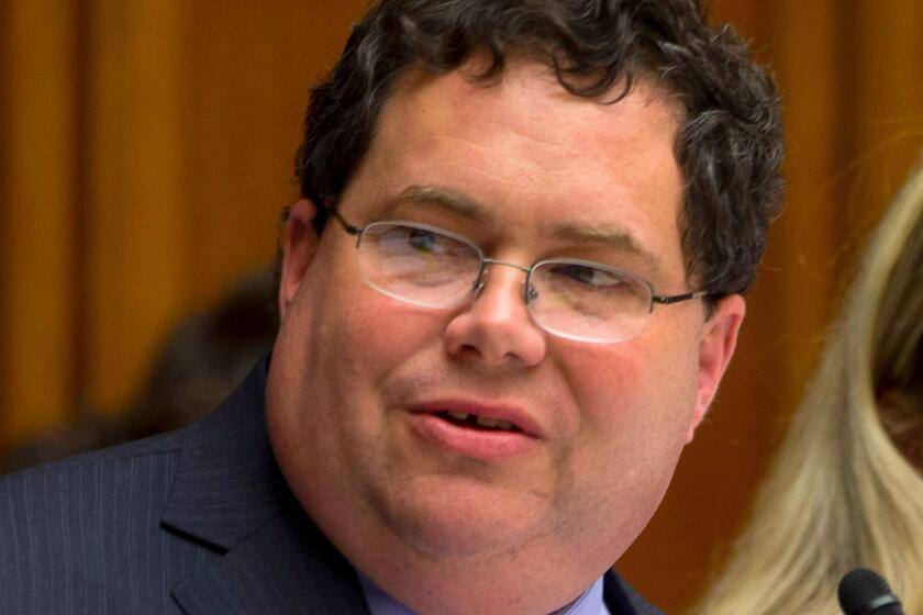 FILE - In this March 19, 2013 file photo, Rep. Blake Farenthold, R-Texas is seen on Capitol Hill in Washington. Farenthold says itâs âabsolutely repugnantâ that the GOP-led Senate hasnât acted on repealing the health care law and he singled out âsome female senators from the Northeast.â (AP Photo/Jacquelyn Martin, File)