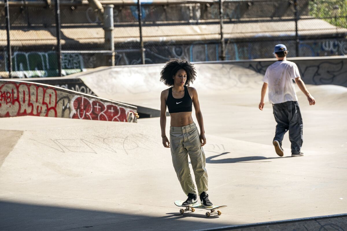 Ardelia "Dede" Lovelace is one of a crew of girl skaters making New York their own in the HBO series "Betty."