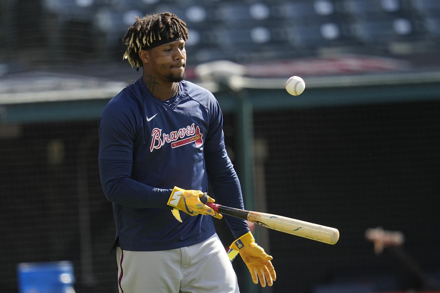 ronald acuna jr blue jersey