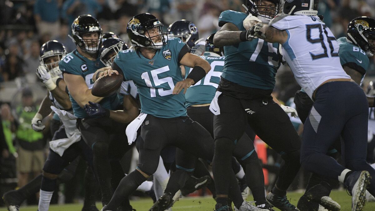 Jaguars' 33-30 loss to the Tennessee Titans no fault of Gardner Minshew