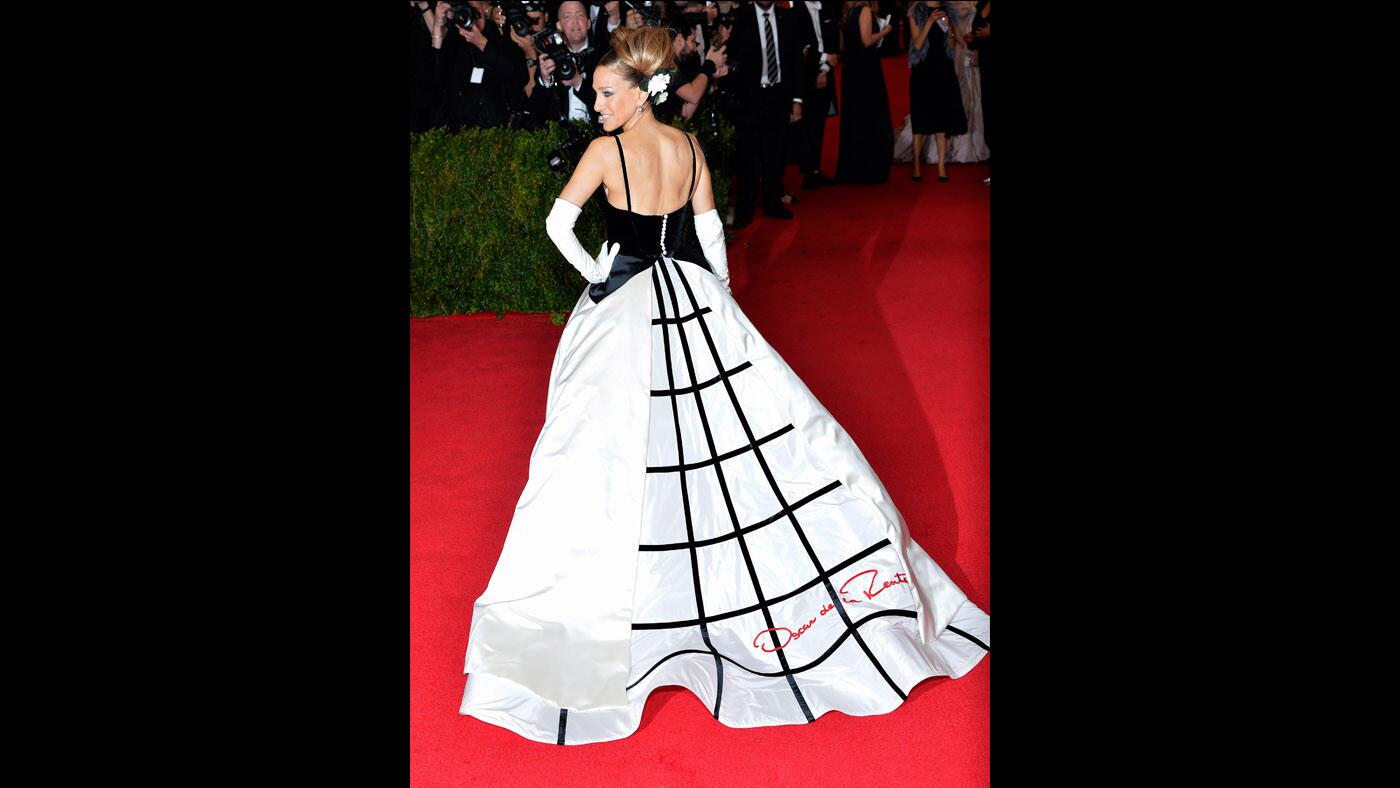 Sarah Jessica Parker wore a signed gown