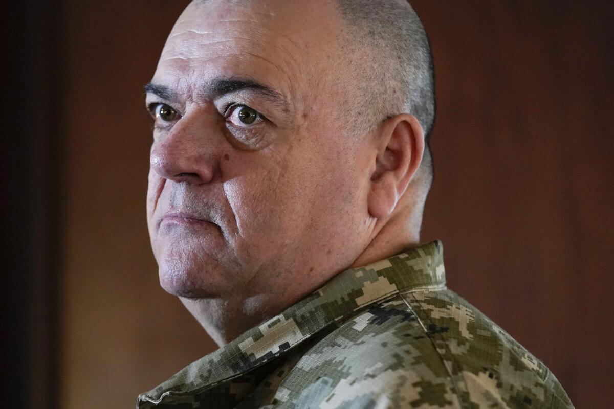 El mayor general Borys Kremenetskyi, agregado militar de la embajada de Ucrania en Washington