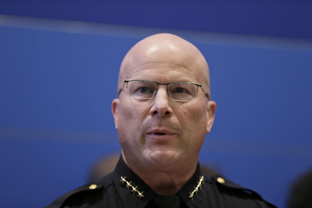 San Francisco Police Chief Greg Suhr resigned Thursday after the latest officer-involved shooting death of a black woman earlier in the day.