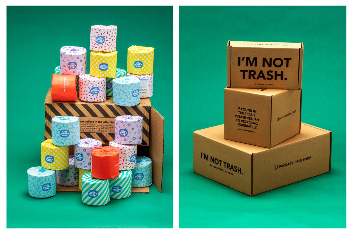 Packages without plastic. It can happen.