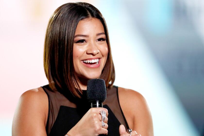 "Jane the Virgin's" Gina Rodriguez host the "Marie Claire Young Women's Honors" on KTLA.