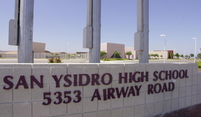 San Ysidro High School.