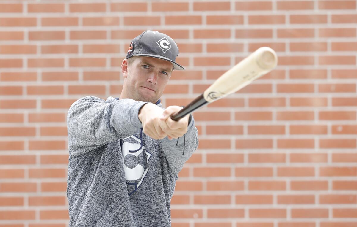 Cypress College baseball player Hayden Schott, a Newport Beach native, plans to continue his baseball career at Columbia.