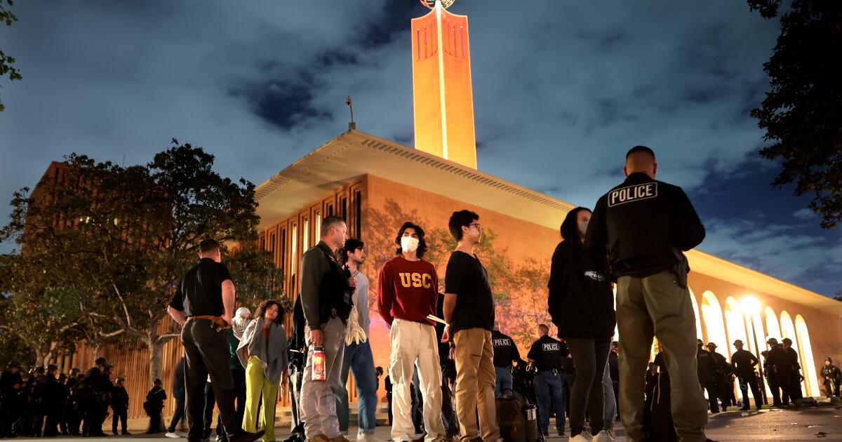 Did USC make the right decision and avoid violence on its campus?