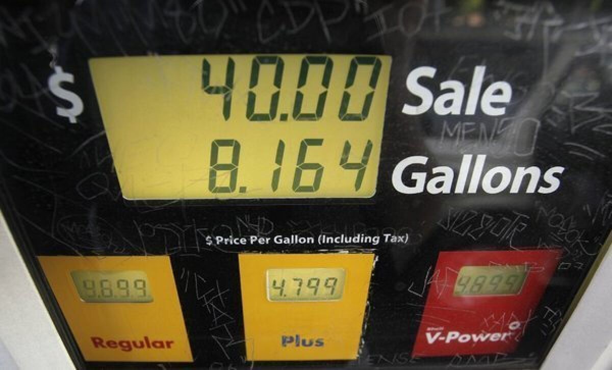 On Oct. 9, California's average price for a gallon of regular hit a record $4.671. Now the state is poised to average more than $4 a gallon over the course of a full year for the first time ever.