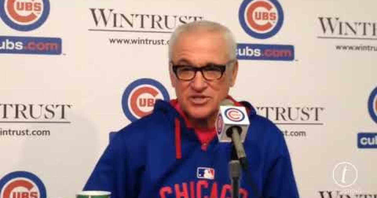 Joe Maddon on Wrigley Field changes, his bullpen