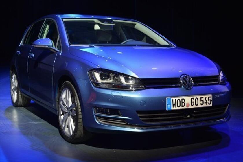Volkswagen has seen diesel sales increase, a sign that more buyers would be interested if automakers offered more choices. Above, the VW Golf at last month's New York International Automobile Show.