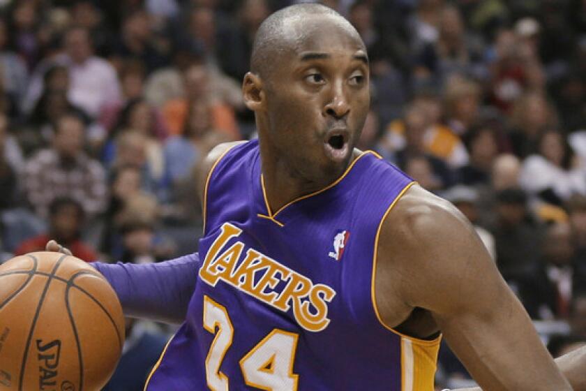 Lakers star Kobe Bryant has not played since suffering a fracture in his knee on Dec. 17 against the Memphis Grizzlies.