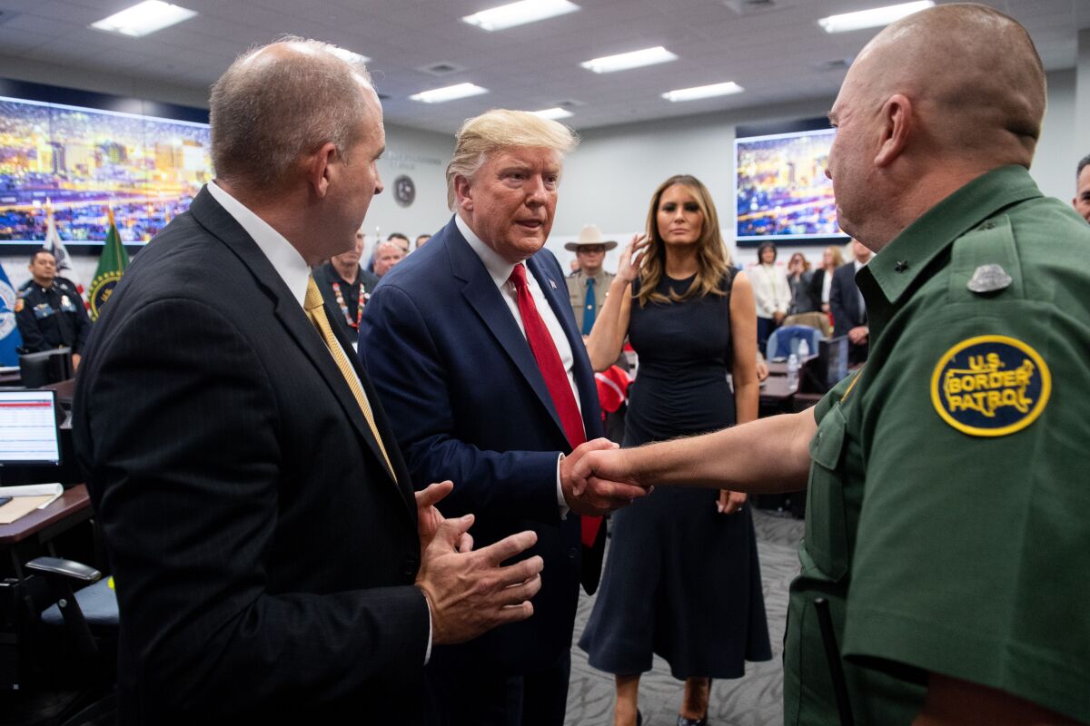 President Trump, First Lady Melania Trump in El Paso