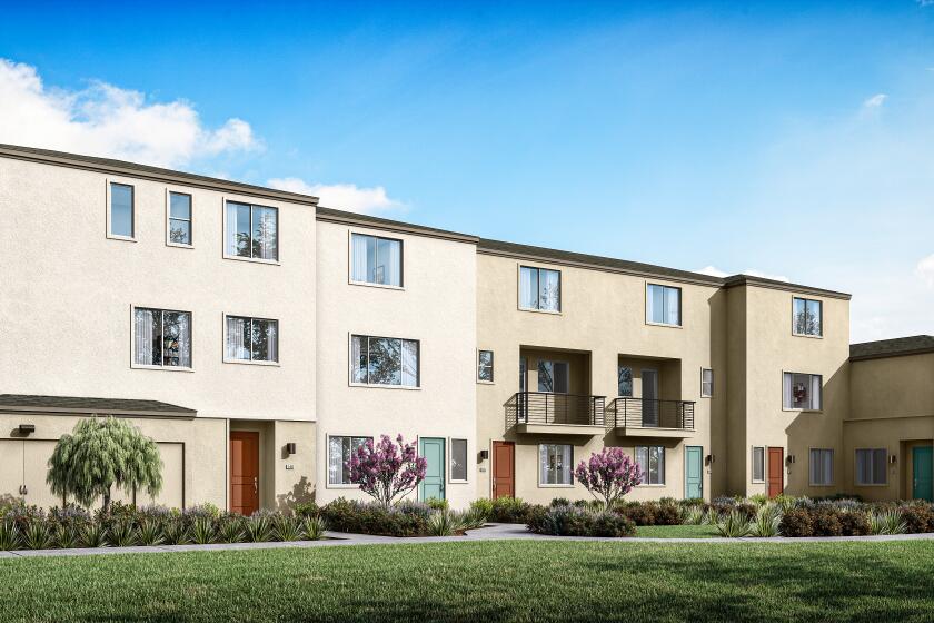 Agulaluna is a collection of two and three- story condos by Tri Pointe Homes in the Las Brisas community in Otay Mesa.