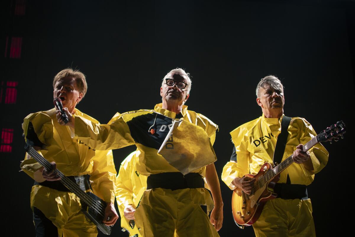 Devo performs during Punk Rock Bowling and Music Festival.