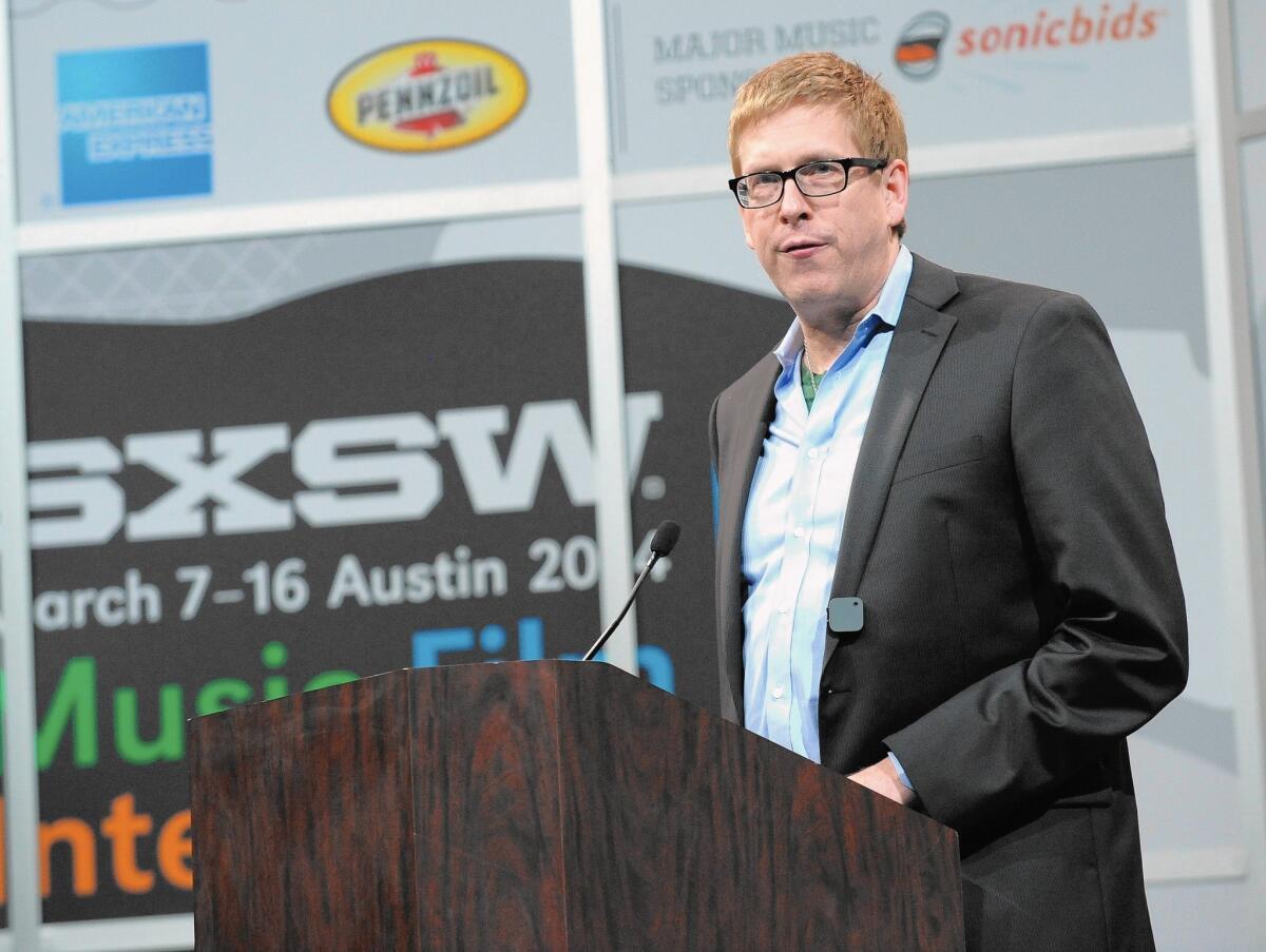 Hugh Forrest, director of SXSW Interactive, seen in 2014, cited "numerous threats of on-site violence" in canceling two video game panels for the 2016 event. Now, he has announced a full-day summit about online harassment.