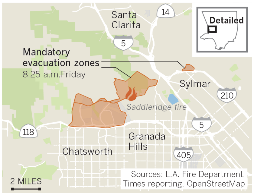 Evacuation zones