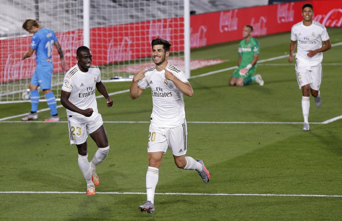 Real Madrid's Marco Asensio