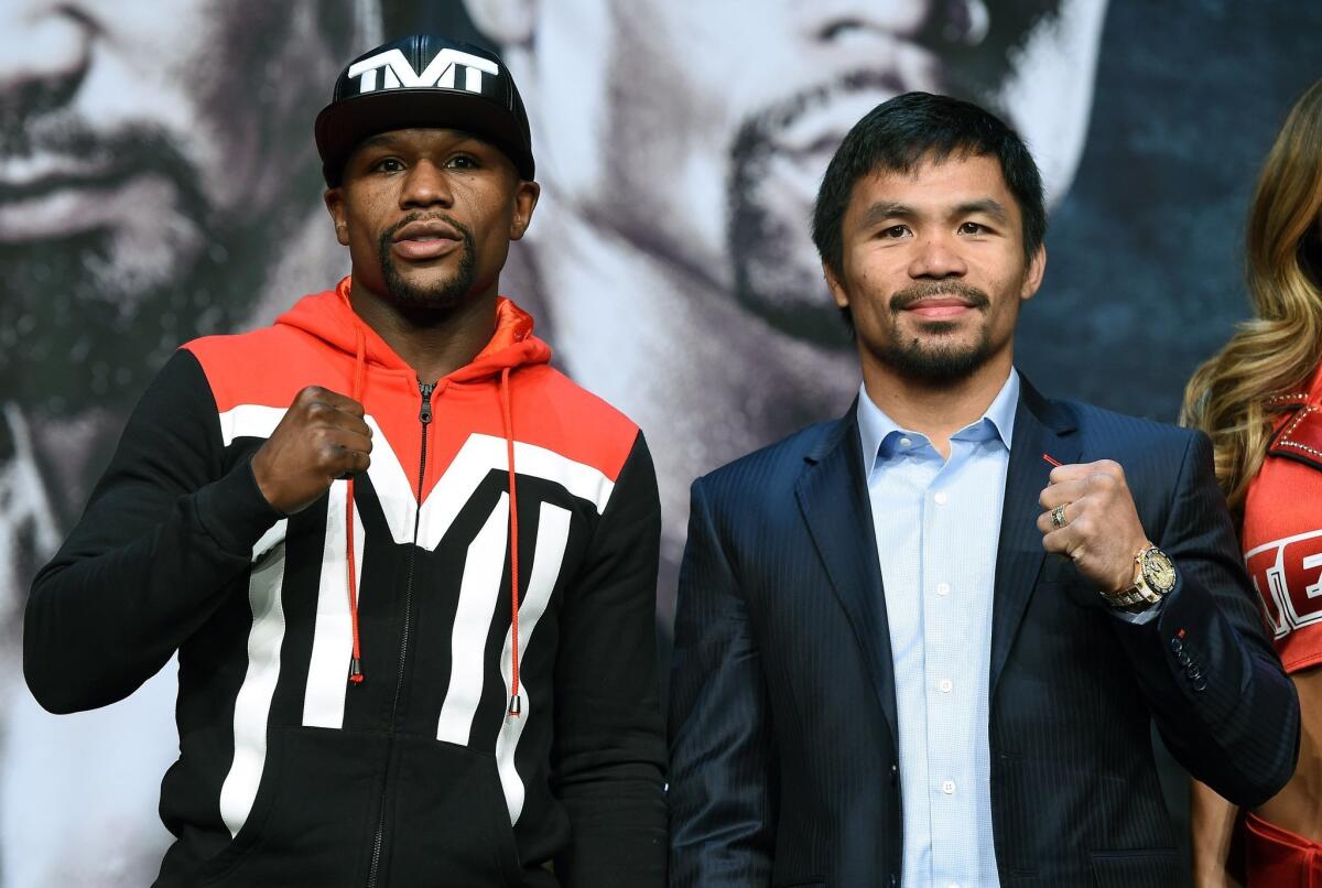 Llegó la hora de la verdad para Mayweather y Pacquiao.