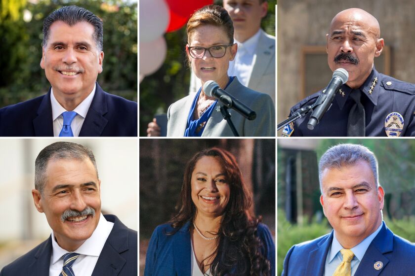 Sheriff candidates running to unseat current Los Angeles County Sheriff Alex Villanueva