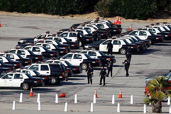 Dodger Stadium security