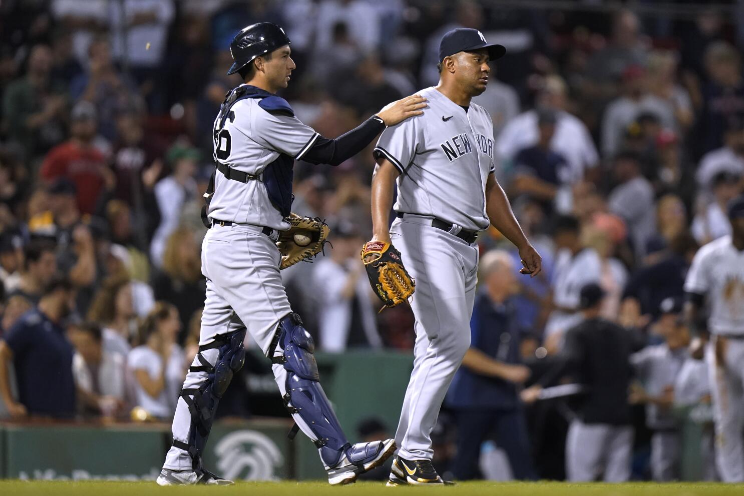 Another blow for Yankees bullpen going into postseason - The San Diego  Union-Tribune