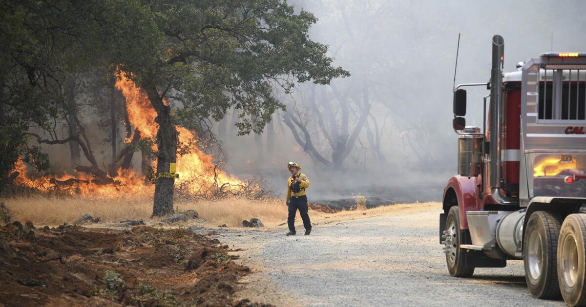 Improving weather aids fight against Sierra Nevada wildfire - The San Diego  Union-Tribune