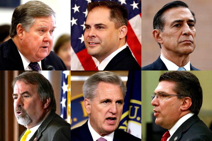 Editorial: These Californian congressmen betrayed voters on Jan. 6