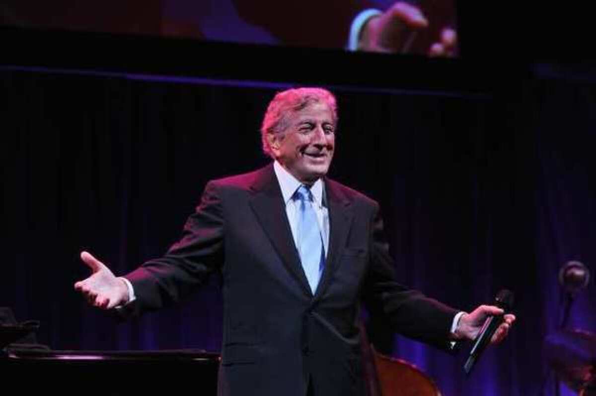Tony Bennett performs at the Exploring the Arts gala in October in New York City.