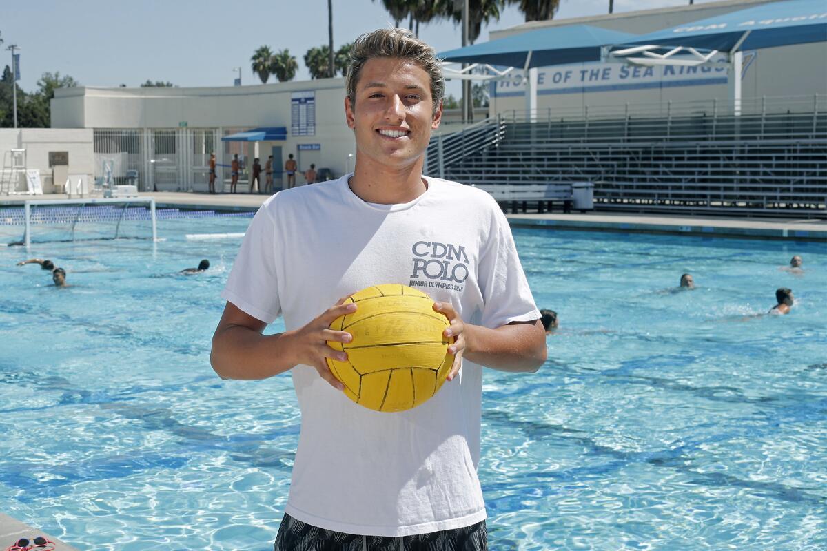 Tyler Harvey helped Corona del Mar win the Long Beach Poly tournament at Belmont Plaza on Aug. 31.