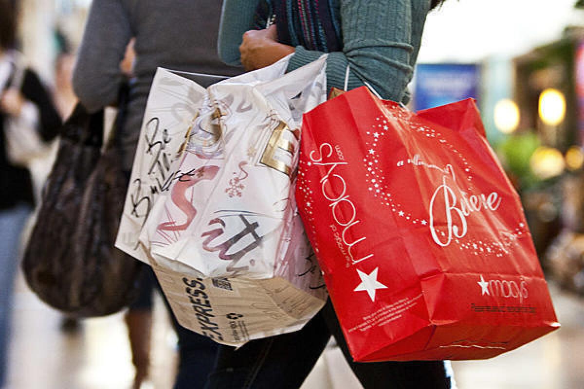Retail sales grew in March, but not as much as they had the year before.