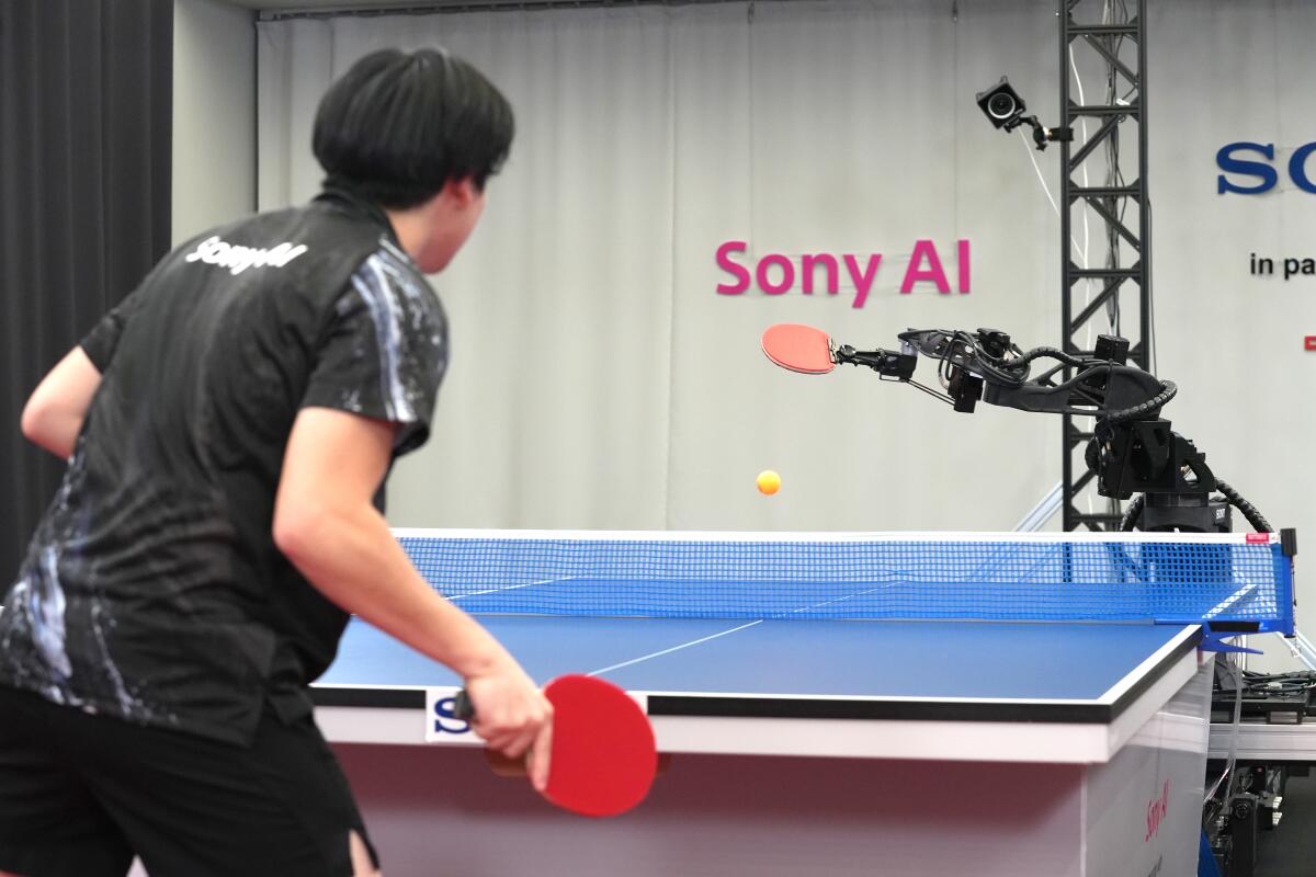 Is baseball next? Ping-pong robot beats elite humans in AI milestone ...