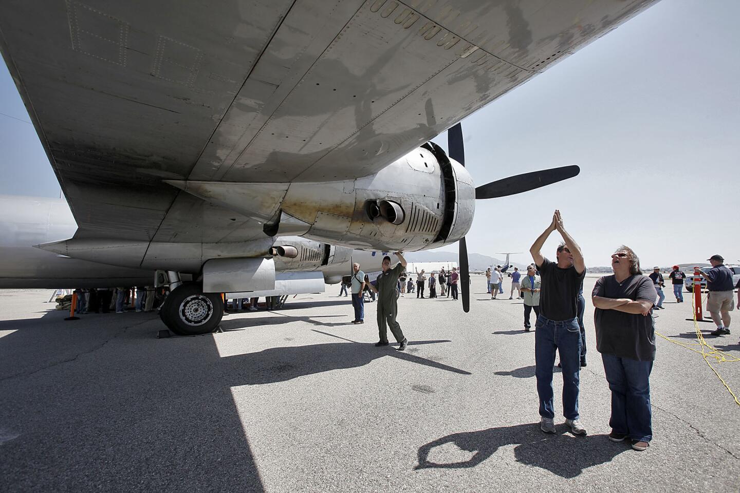 Photo Gallery: Aviation buffs tour B-29 Superfortress Fifi at Burbank airport