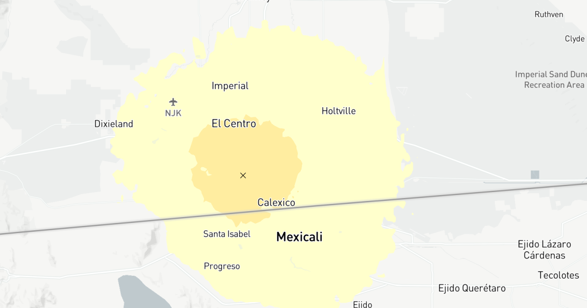 Magnitude 3.5 earthquake felt near Calexico Magnitude 3.5 earthquake felt near Calexico