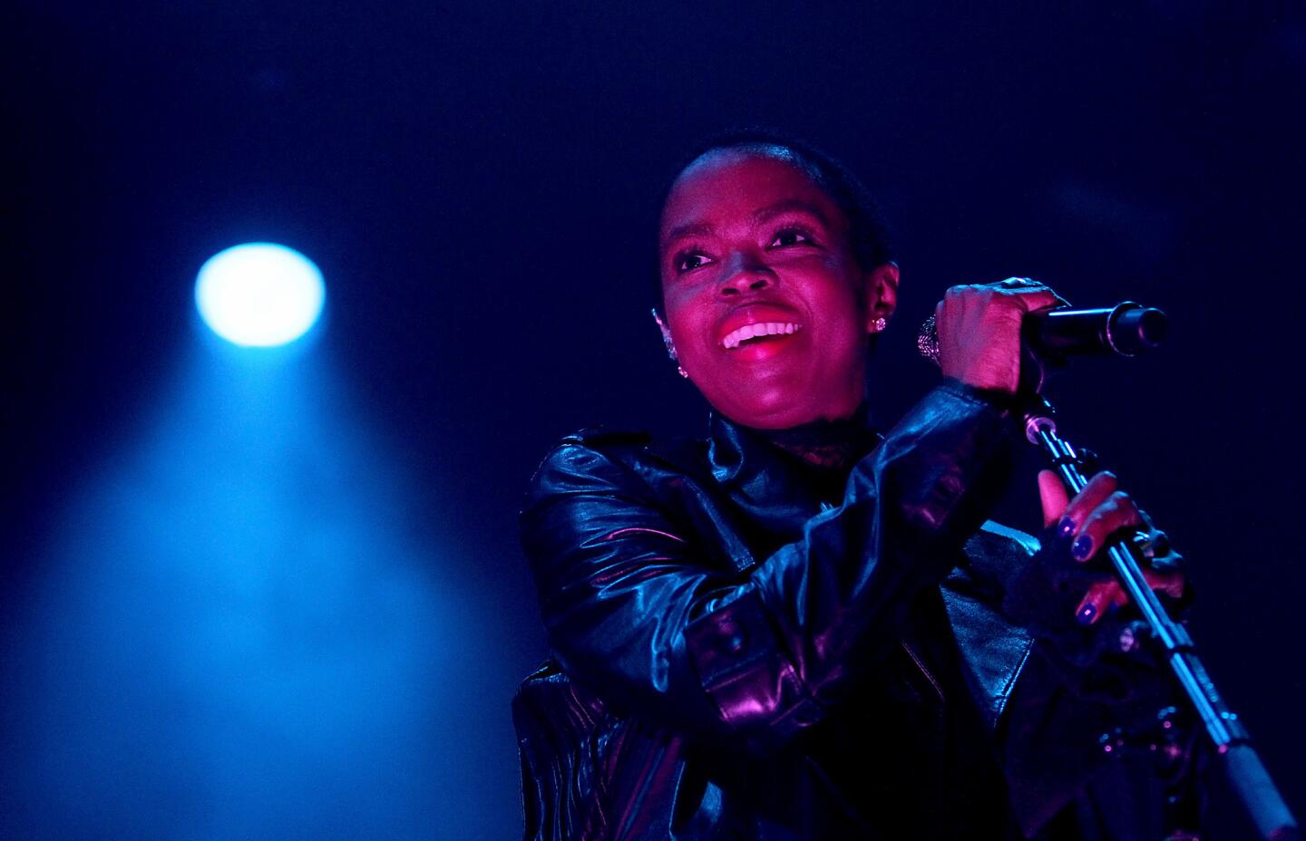 Soul singer Lauryn Hill performs at Club Nokia in Los Angeles. After a series of setbacks because of tax problems, Hill appears set to make a comeback.