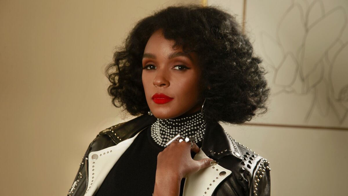 Singer/actress Janelle Monae, photographed in 2016, is nominated for two Grammys, including album of the year.