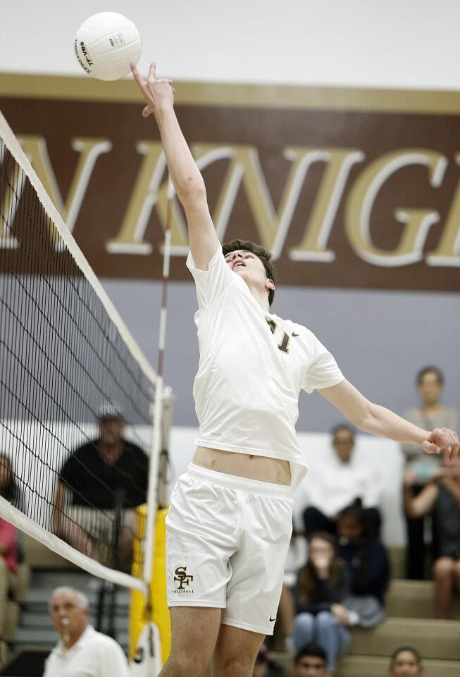 Photo Gallery: St. Francis vs. Quartz Hill in CIF Southern Section Division II second-round boys' volleyball match