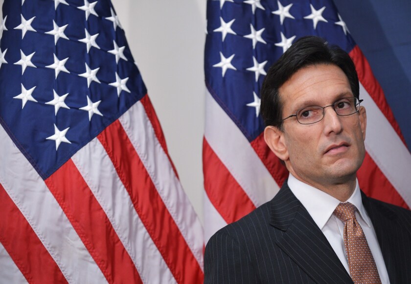 Column The Cantor Defeat A Voters Revolt Against But Against What Los Angeles Times