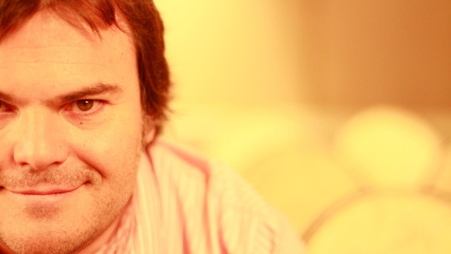 Jack Black's movie career took off in 2000 with the dark comedy "High Fidelity." He went on to star opposite Gwyneth Paltrow in "Shallow Hal" in 2001 and was the voice behind the huge box office success "Kung Fu Panda" in 2008. He's been nominated for two Golden Globe Awards, and his latest movie, "The D Train," comes out on May 8, 2015. Here's a look at his career in pictures over the years.