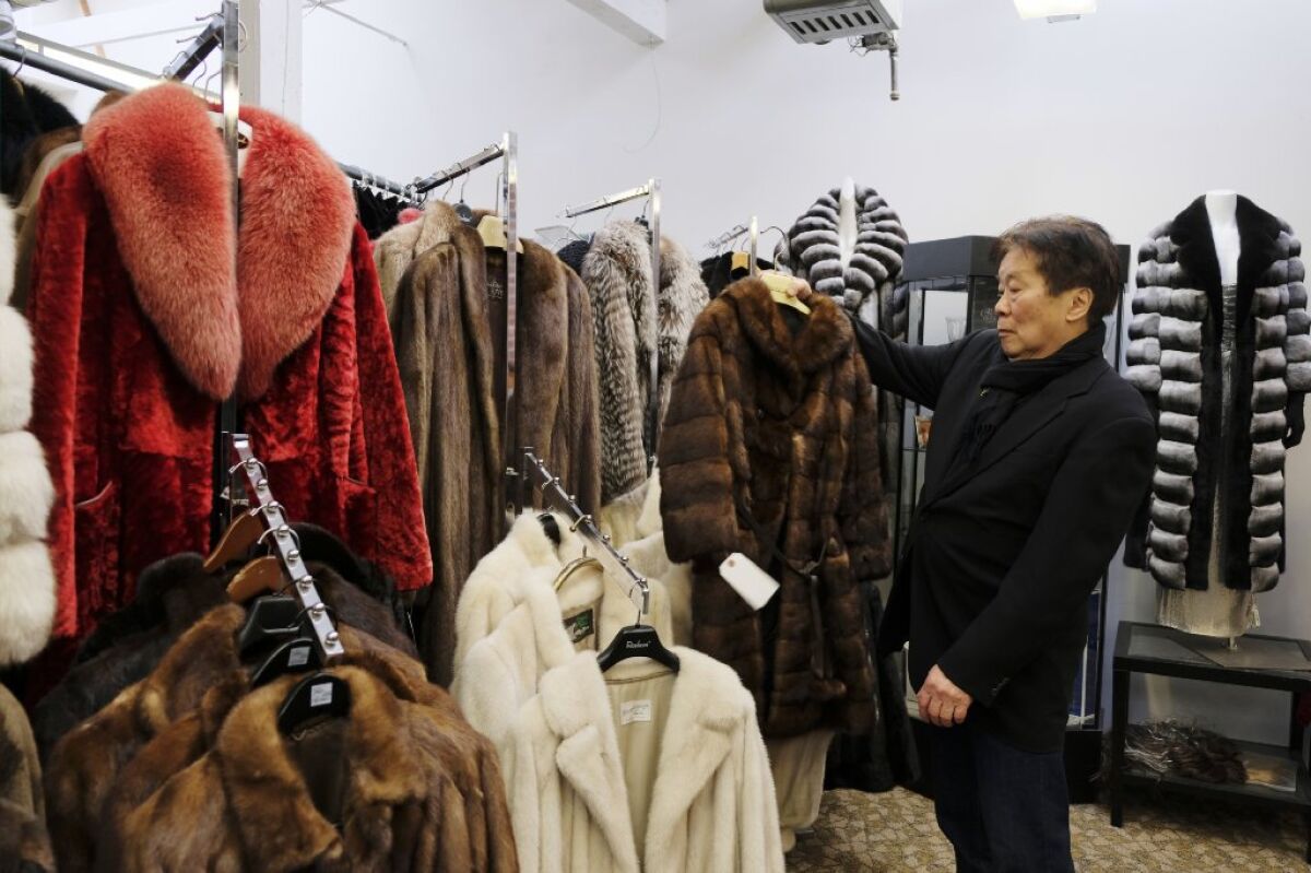 A San Francisco fur dealership in this 2018 file photo.