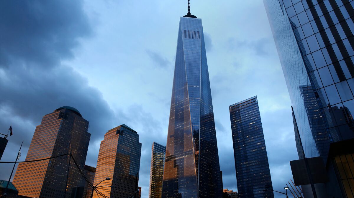 The new World Trade Center is only a block from O'Hara's Restaurant and Pub.