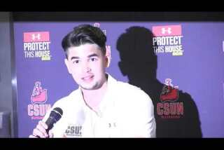 Kobe Paras is introduced at CSUN