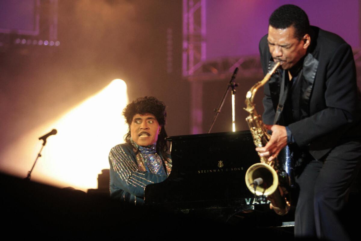 Little Richard performs in 2006 in Bobital, France.